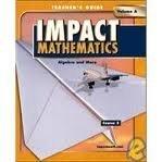 Book IMPACT Mathematics: Course 3: Volume A - Teacher's Edition Grade 8 free