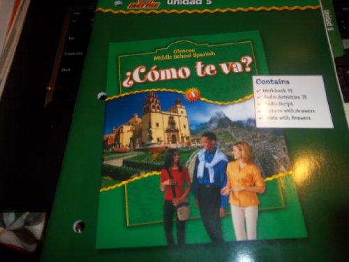 Book Glencoe Middle School Spanish C < Mo Te Va? A, Nivel Verde Unidad 5 free