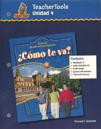 Book Glencoe Middle School Spanish C < Mo TE Va? B, Nivel Azul Performance Assessment free
