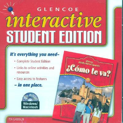 Book Glencoe Middle School Spanish: ?C?mo Te Va? Intro Nivel Rojo, Interactive Student Edition free