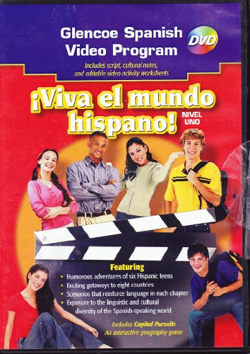 Book !Viva el mundo hispano! Nivel Uno Glencoe Spanish Video Program DVD free