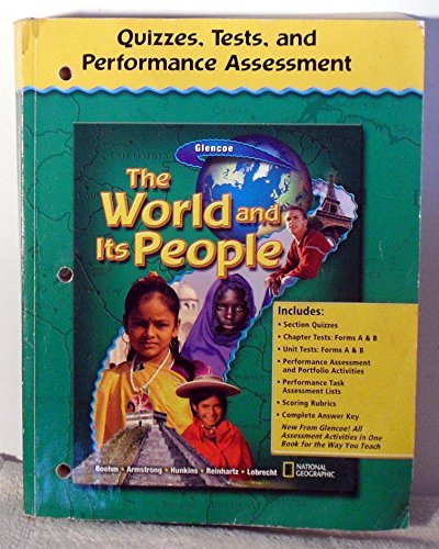 Book Quizzes, Tests, and Performance Assessment (The World and Its People) free