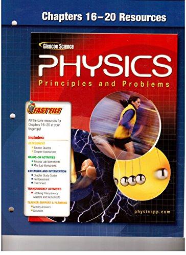 Book Chapters 16-20 Resources Glencoe Science (Physics Principles and Problems) free