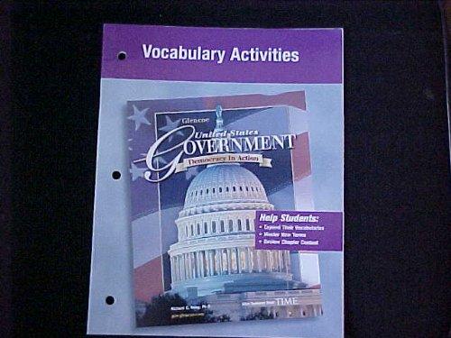 Book Spanish Vocabulary Activities (united States Government, Democracy In Action) free