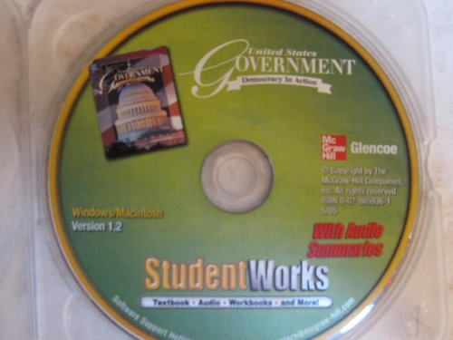Book United States Government, Democracy In Action, Studentworks Cd-rom (government In The U.s.) free