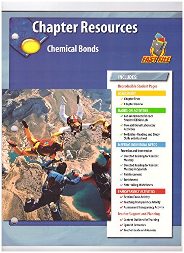 Book Glencoe Fast File Chapter Resources Chemical Bonds. (paperback) free