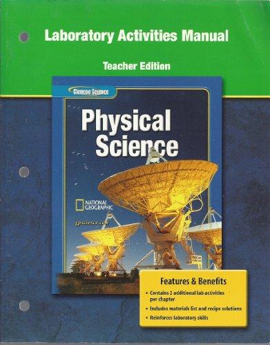 Book Laboratory Activities Manual (Teacher Edition) for Glencoe "Physcial Science" free