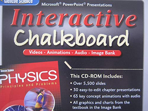 Book Interactive Chalkboard Cd-rom For Glencoe Physics: Principles And Problems free