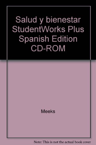 Book Salud Y Bienestar Studentworks Plus Spanish Edition Cd-rom free