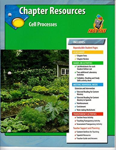 Book Glencoe Science Cell Processes Chapter Resources. (Paperback) free