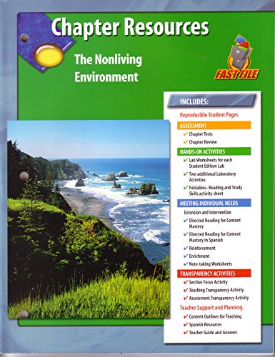 Book Glencoe Science Chapter Resources: The Nonliving Environment free