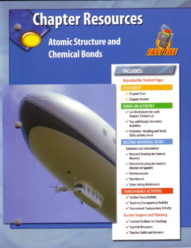 Book Glencoe Science Chapter Resources Atomic Structure & Chemical Bonds free