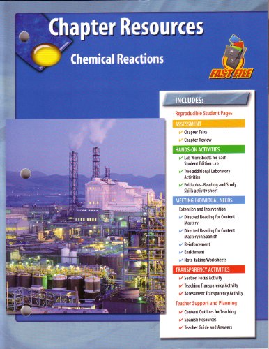 Book Glencoe Science Chapter Resources Chemical Reactions (fast File) free