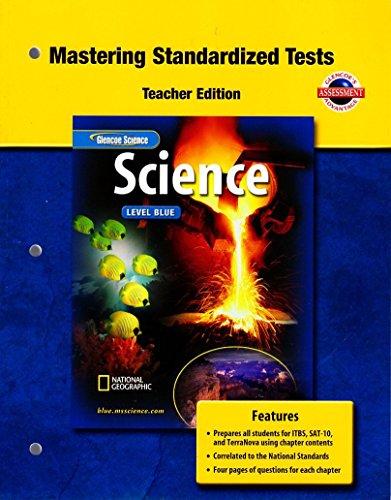 Book Mastering Standardized Tests Teacher Edition Science Level Blue Glencoe free