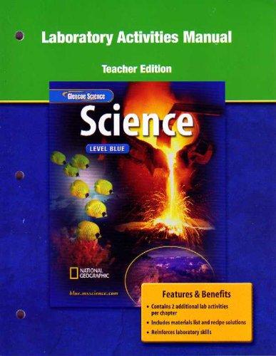 Book Glencoe Science Level Blue: Laboratory Activities Manual Teacher Edition free