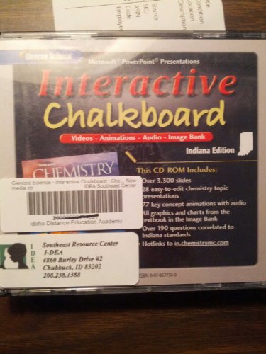 Book Interactive Chalkboard for Glencoe Chemistry: Matter and Change free