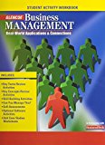 Book Business Management: Real-World Applications and Connections, Student Activity Workbook free