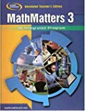 Book Glencoe Mathmatters: Cs 3, An Integrated Program free