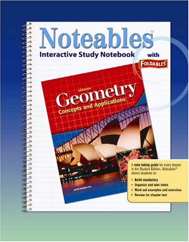 Book Geometry: Concepts and Applications, Noteables: Interactive Study Notebook with Foldables (GEOMETRY: CONCEPTS & APPLIC) free