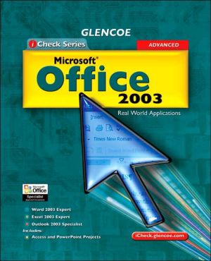 Book iCheck Series: Microsoft Office 2003, Advanced Integrated Approach, Student Edition (ACHIEVE MICROSOFT OFFICE 2003) free
