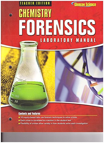 Book Glencoe Chemistry Forensics, Laboratory Manual Teacher Edition free