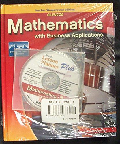 Book Mathematics: With Business Applications, Teacher's Edition free