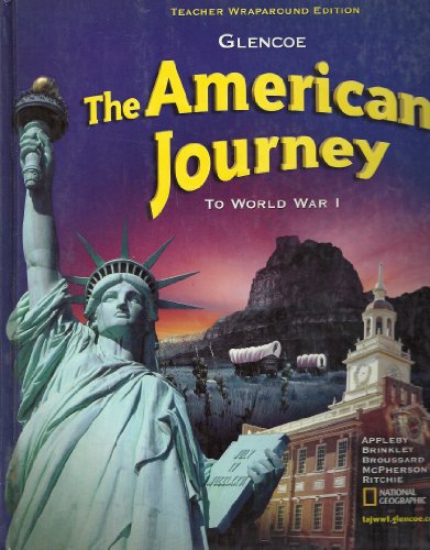 Book The American Journey To World War I Teacher Wraparound Edition free