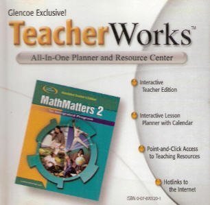 Book Glencoe Mathematics - Mathmatters 2: An Integrated Program - Teacherworks (all-in-one Planner And Resource Center) free