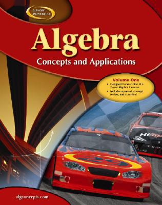 Book Algebra: Concepts and Applications, Volume 1, Student Edition (ALGEBRA: CONC. & APPLIC.) free
