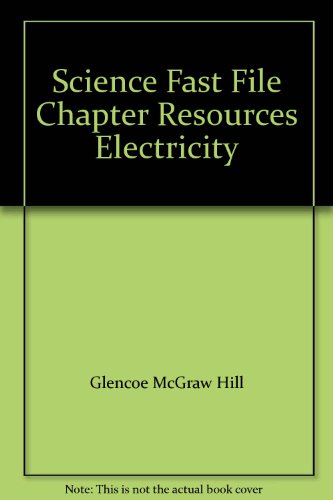Book Science Fast File Chapter Resources Electricity free