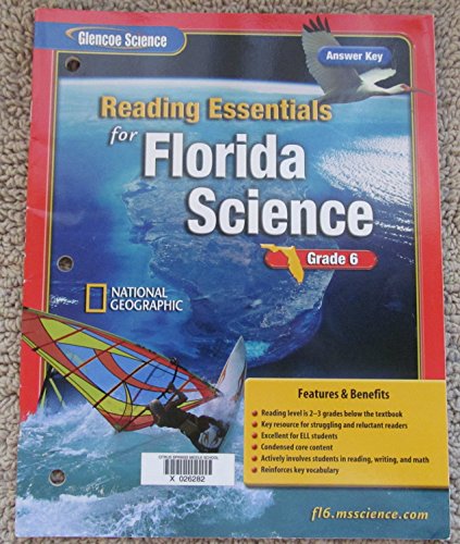 Book Glencoe Science: Reading Essentials for Florida Science Grade 6 Answer Key free