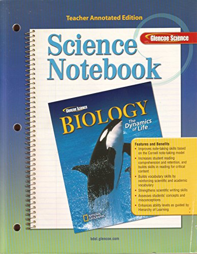 Book Science Notebook (Teacher Annotated Edition) for Glencoe "Biology: Dynamics of Life" free