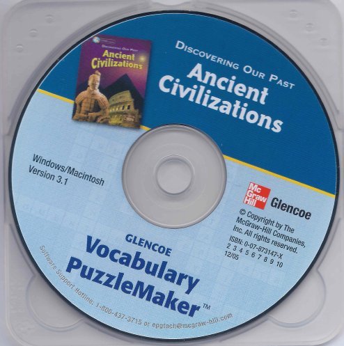 Book Vocabulary PuzzleMaker: Discovering Our Past: Ancient Civilizations free