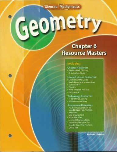 Book Geometry Chapter 6 Resource Masters free