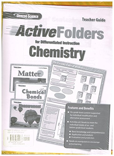 Book Chemistry Active Folders for Differentiated Instruction (Teacher's Guide and 10 Folders) free