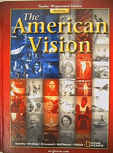 Book The American Vision, Teacher Wraparound Edition, 9780078743511, 0078743516, 2007 Copyright free