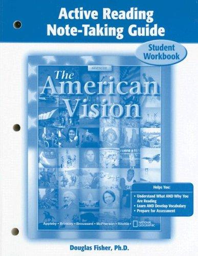 Book The American Vision Active Reading Note-taking Guide: Student Workbook free