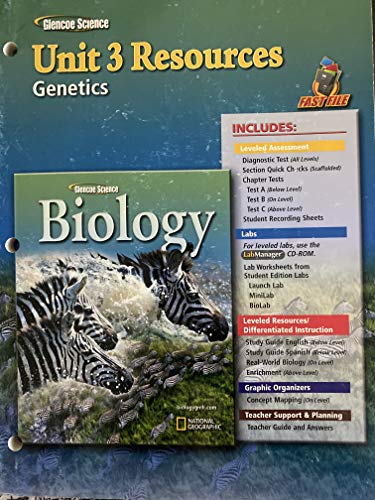 Book Glencoe Biology-Unit 3 Resources-Genetics (Glencoe Biology, Unit 3) free