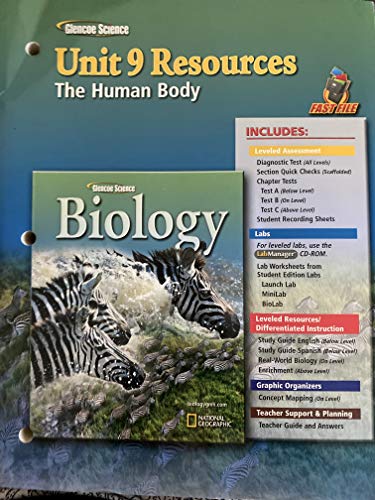 Book Glencoe Science Biology- Unit 9 Resources-The Human Body free