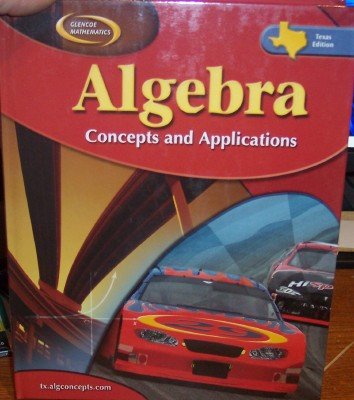Book Algebra: Concepts And Applications, Texas Edition (mathematics, Student Textbook) free