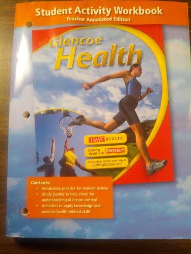 Book Glencoe Health Student Activities Workbook, Teacher Annotated Edition free