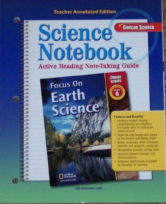 Book Science Notebook: Active Reading Note-taking Guide Grade 6 (teacher Annotated Edition, Focus On Earth Science) free