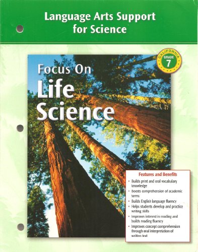 Book Focus on Life Science Language Arts Support for Science California Grade 7 free