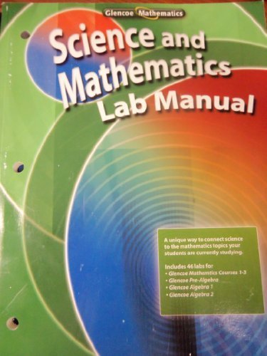 Book Science and Mathematics Lab Manual (Glencoe Mathematics) free