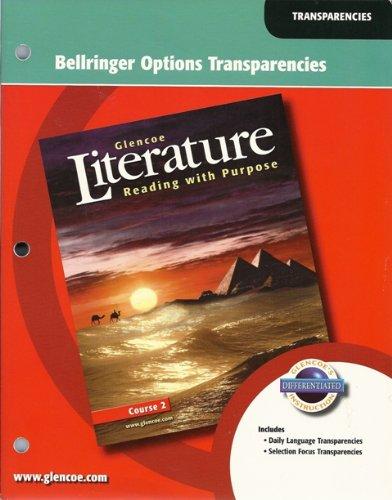 Book Glencoe Literature Bellringer Options Transparencies Course 2 (paperback) free