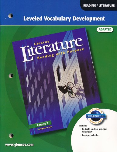 Book Glencoe Literature Course 3 Leveled Vocabulary Development Adapted. (paperback) free