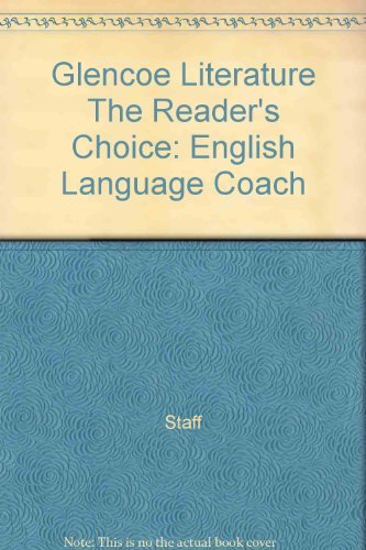 Book Glencoe Literature The Reader's Choice: English Language Coach free