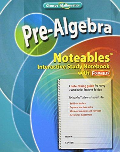 Book Pre-algebra, Noteables: Interactive Study Notebook With Foldables (merrill Pre-algebra) free