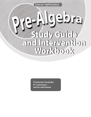 Book Pre-Algebra, Study Guide and Intervention Workbook (MERRILL PRE-ALGEBRA) free