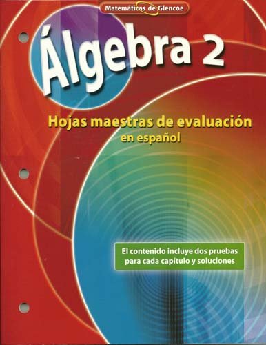 Book Algebra 2 Hojas maestras de evaluacian en espanol free